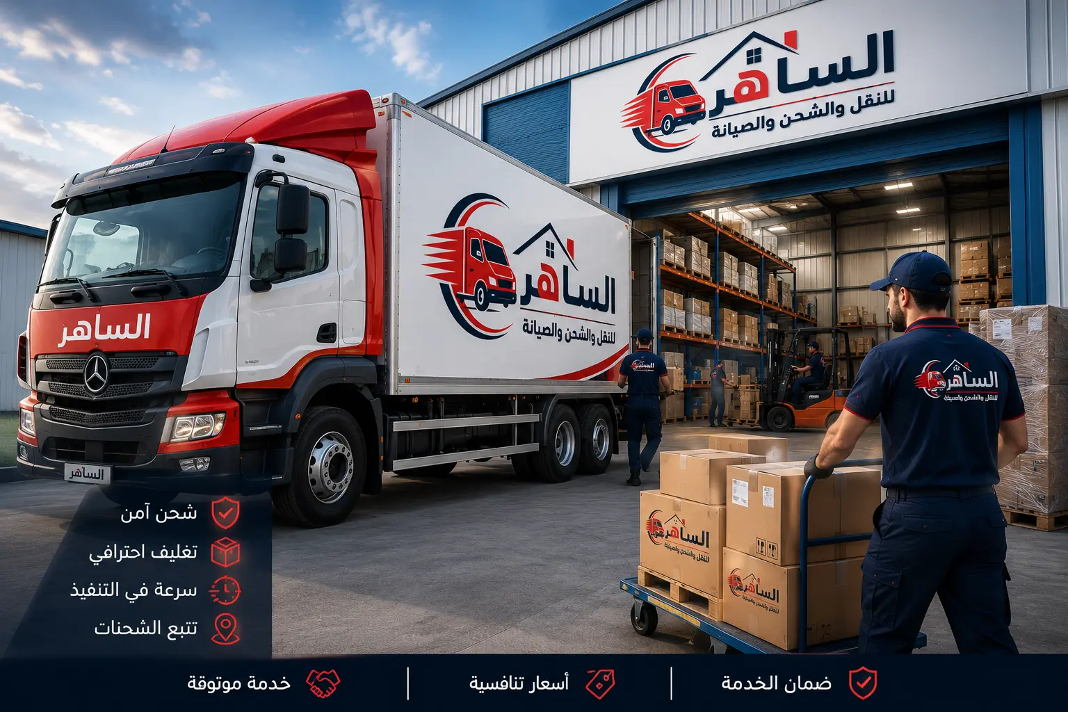الشحن والنقل
