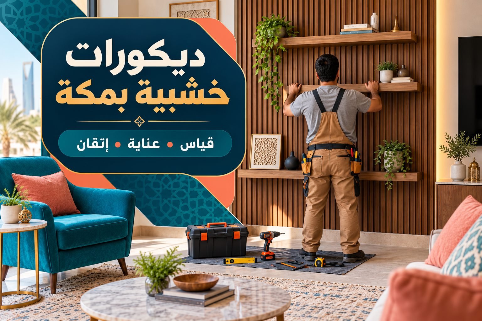 بديل الخشب والباركيه والرفوف والستائر والمرايات بمكة — التنعيم